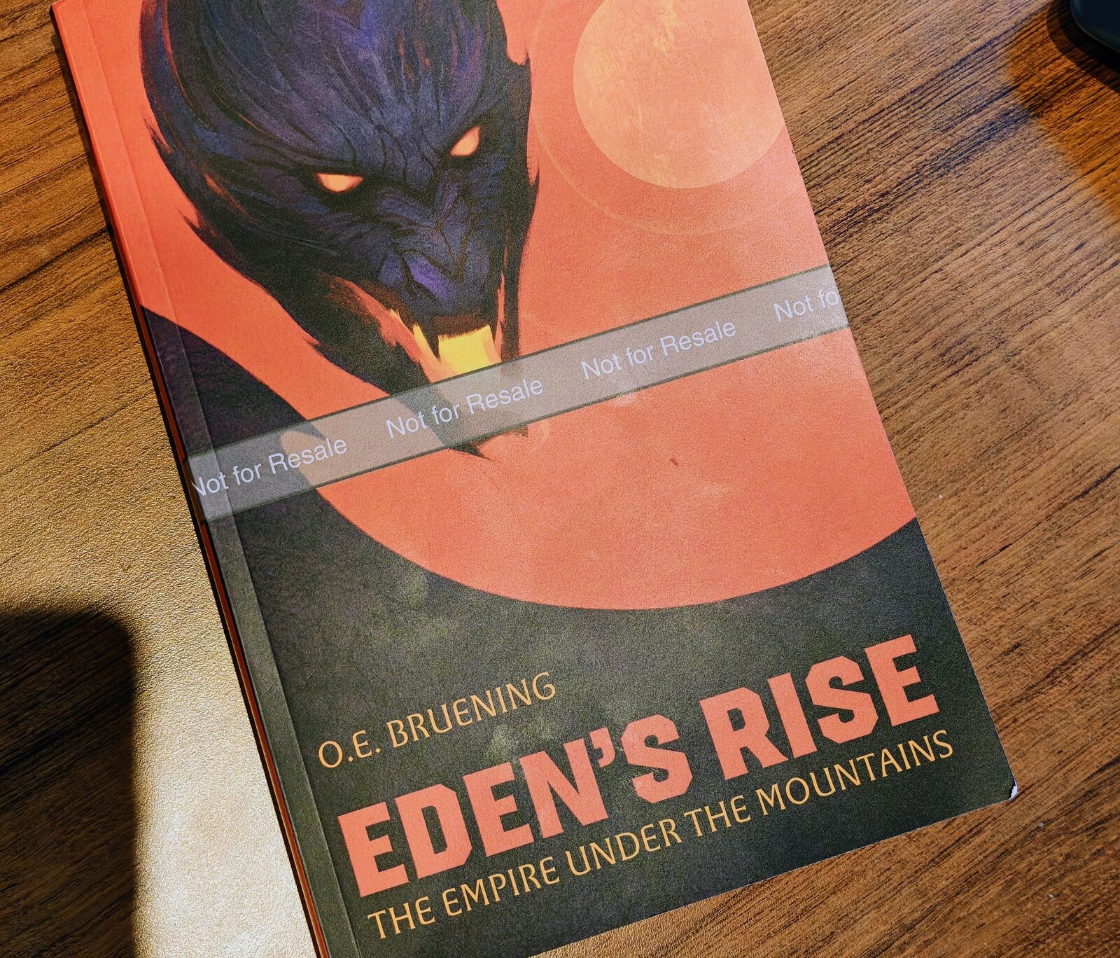 Eden's Rise, self-published by O.E. Bruening under the Ironthale Press imprint