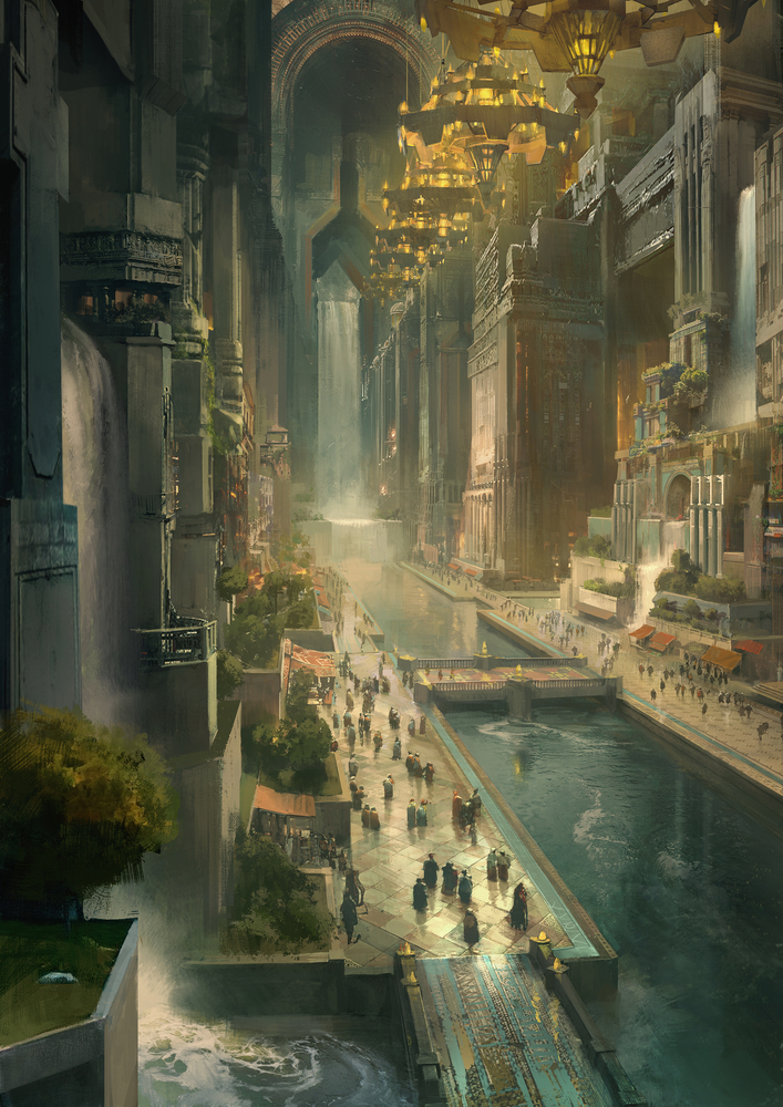 Second City avenue from Eden's Rise — an underground urban thoroughfare